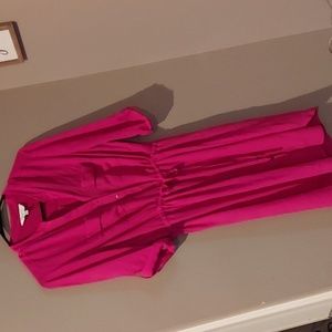 Raspberry Pink Casual Cinch Waist 12 Petite